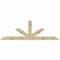 Ekena Millwork Saratoga Rough Sawn Timber Gable Bracket, Douglas Fir, 108"W x 36"H x 4"D x 6"F, 8/12 Pitch GBW108X36X0406SAR00RDF - alternate 1
